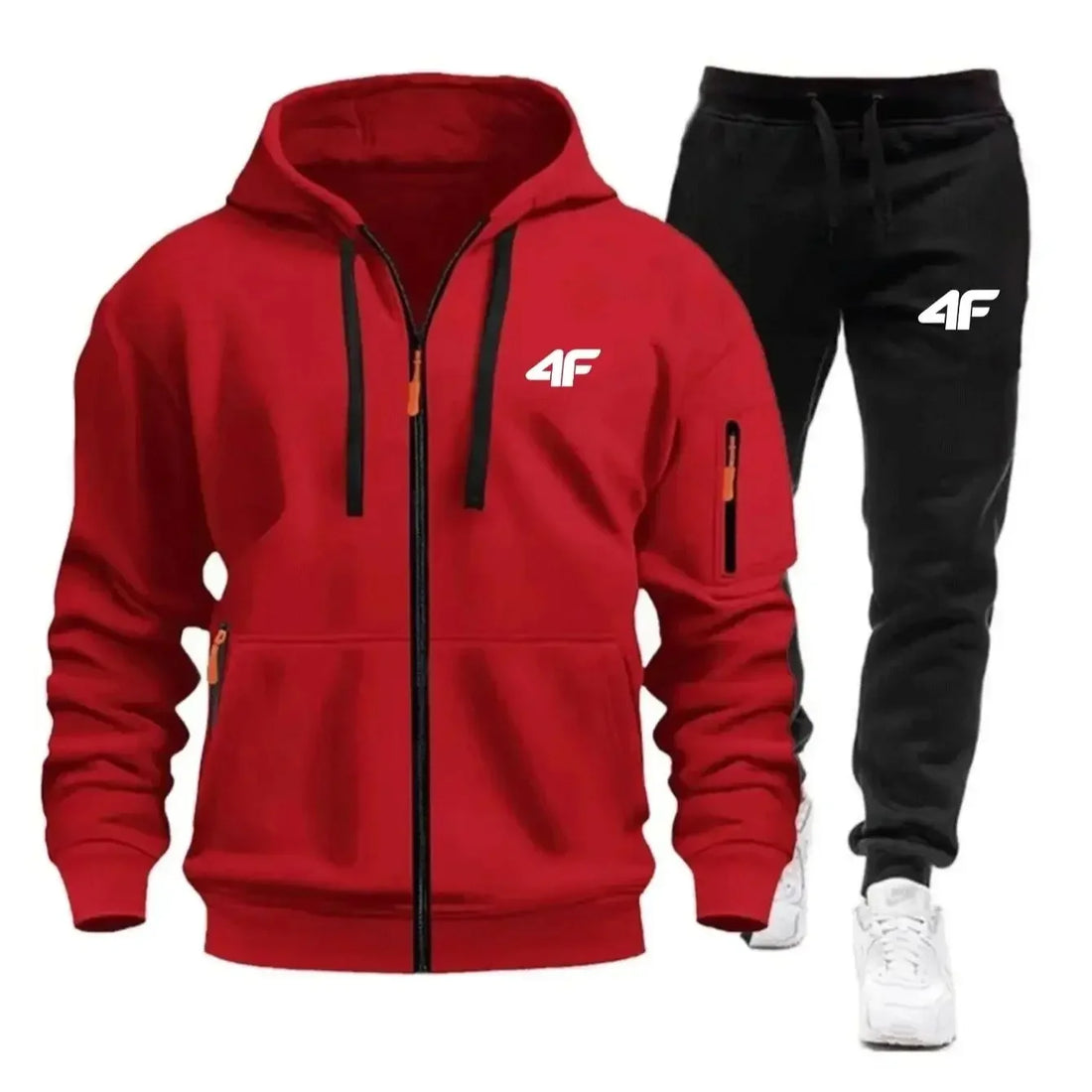 Sets for Men Two Piece Outdoors Mens Tracksuit Set Hot Sales Sportswear Man Sweatpants Hoodie Fashion Comfortable Casual Jogging - ATFH