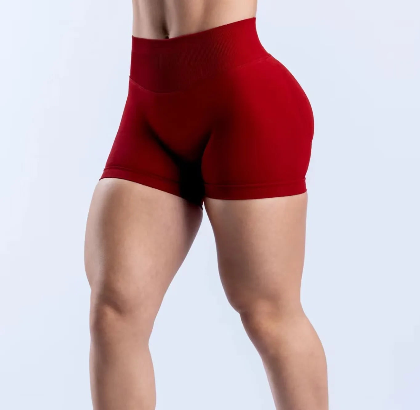 SHINBENE 4.5"  Women High Waist Shorts Yoga Seamless Exercise Scrunch Biker Booty Fitness Shorts Tahsi Fashion House