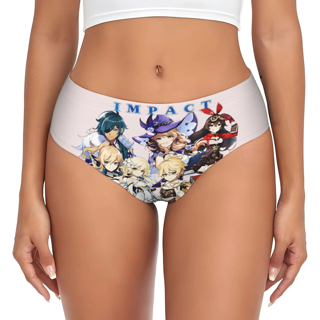 Anime Genshin Impact Brief Panties Women's Comfort Stretch Manga Kawaii  Underwear