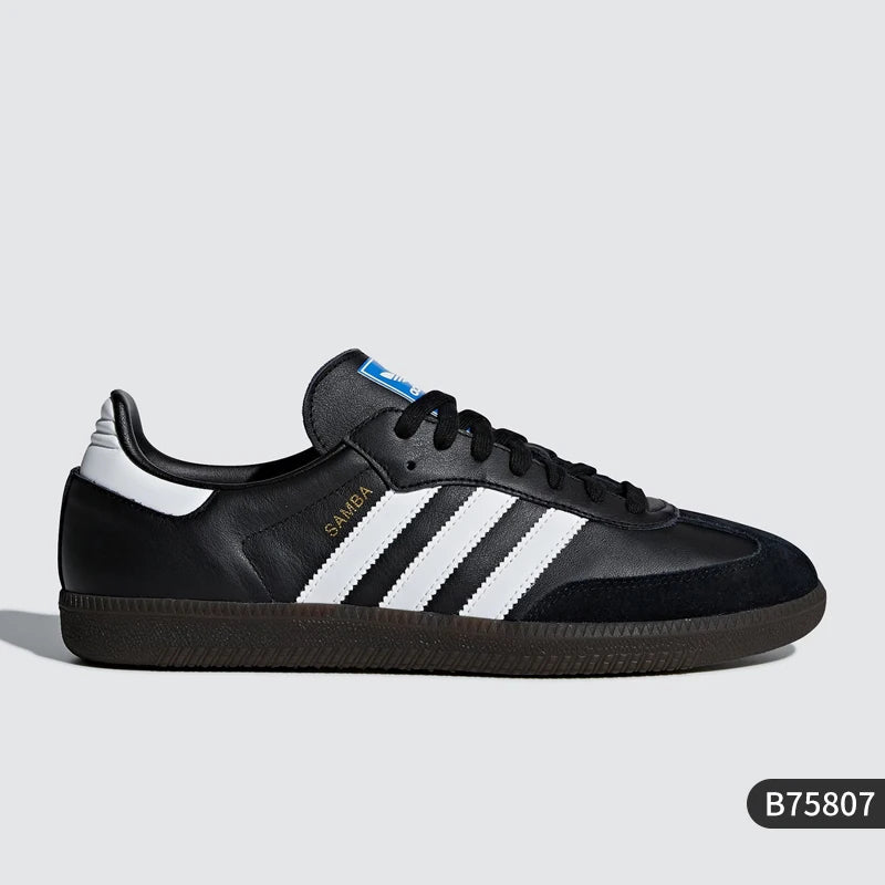 Adidas official authentic SAMBA OG clover men's and women's casual board shoes B75807 ATFH