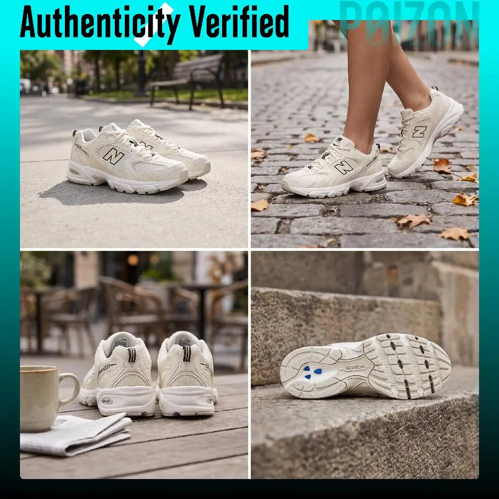 New Balance NB 530 Vintage Textile, Artificial Leather Cushioning Breathable Abrasion Resistant Low top MR530SH