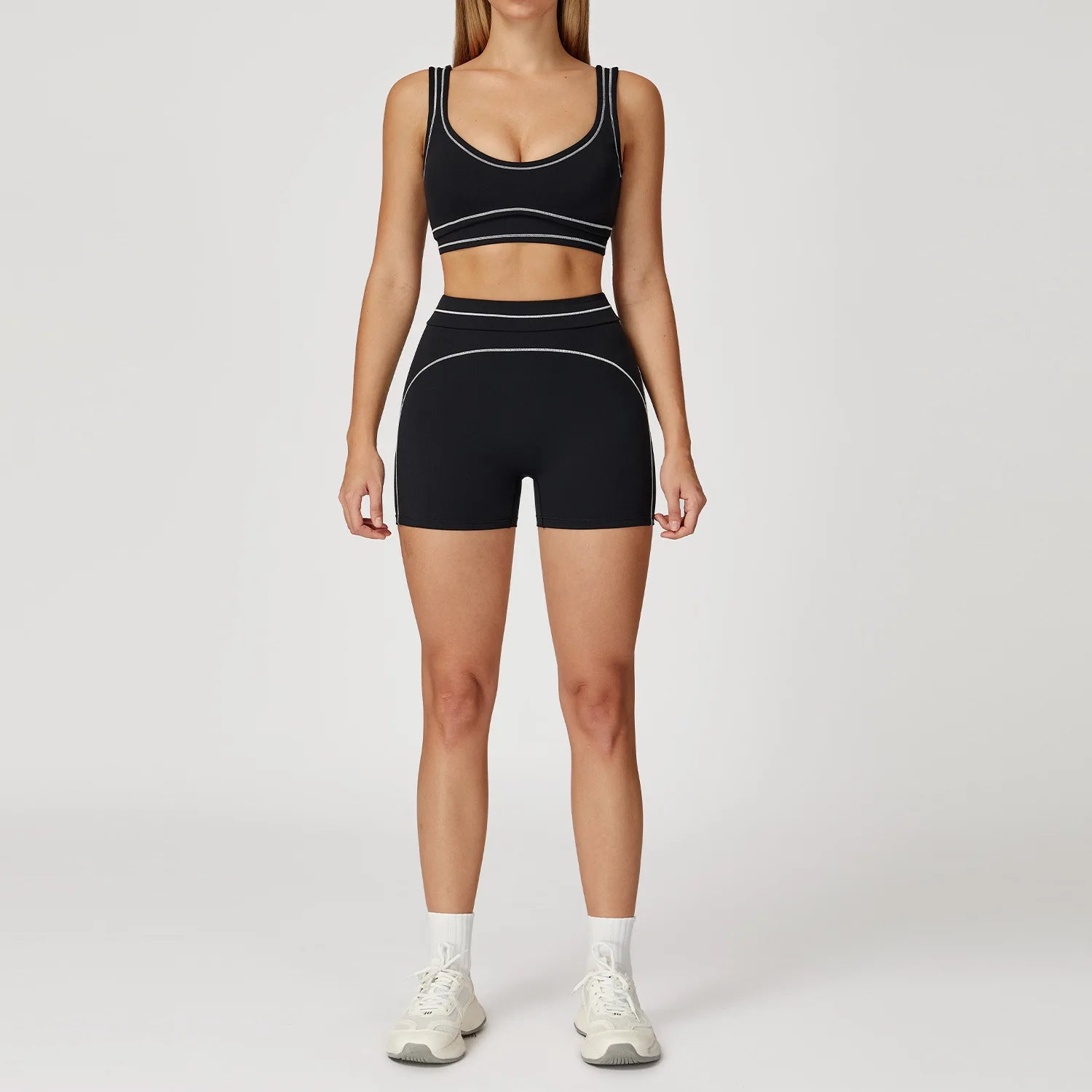 SWELTERING 2PCS Yoga Set Gym Clothes Athletic Wear Fitness Set Tracksuits Yoga Suit For Women Sports Bra Gym Leggings Sportswear - ATFH