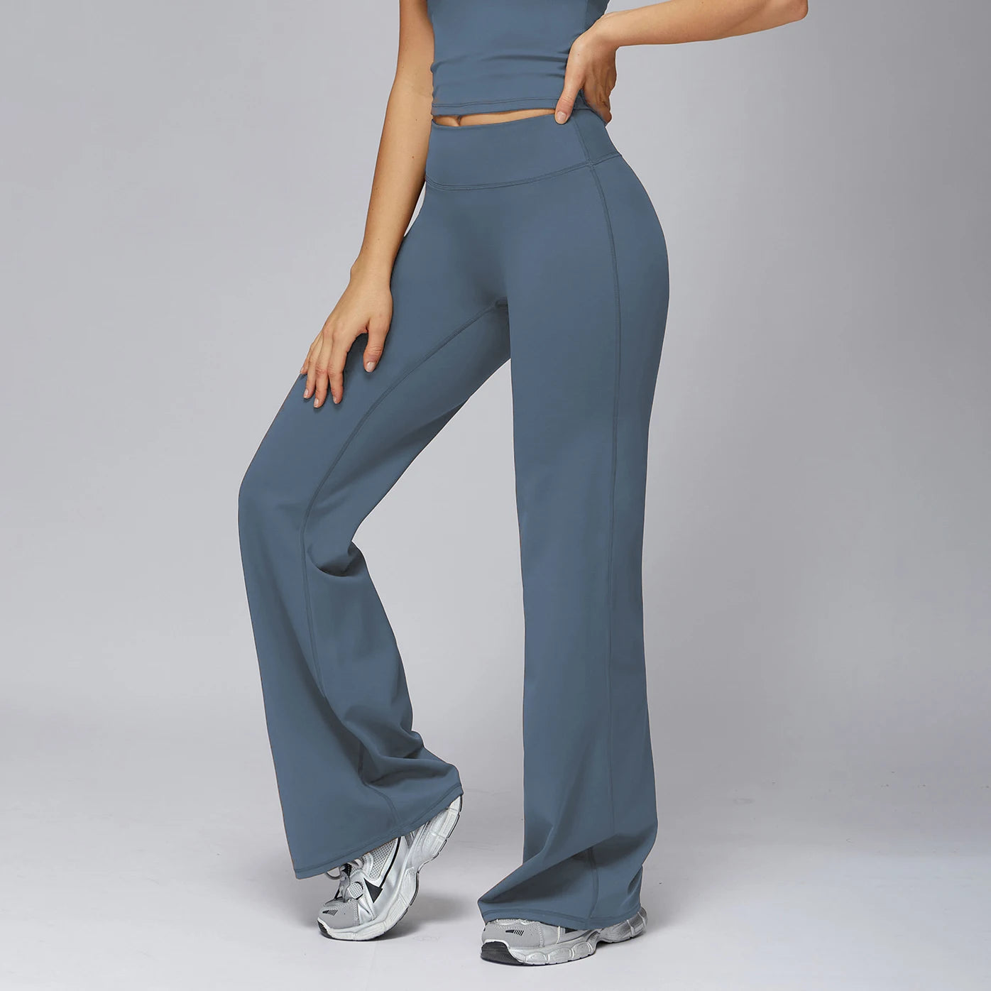 Mileegirl Strait-leg Women Yoga Pants Loose Fit Sports Toursers Soft Butter Active Wear Quick Dry Workout Pilates Warm Bottoms ATFH