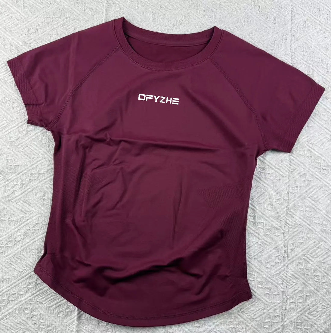 DFYZHE Impact Short Sleeve Top Women's Running Sports T-shirt Summer Short Sleeve Round Neck Elastic Yoga Fitness Top Breathable - ATFH