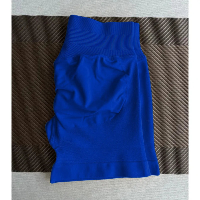 Women's High-Waisted Seamless Fitness Shorts: Tummy Control Compression, Butt-Lifting, High-Elastic Breathable, for YOGA