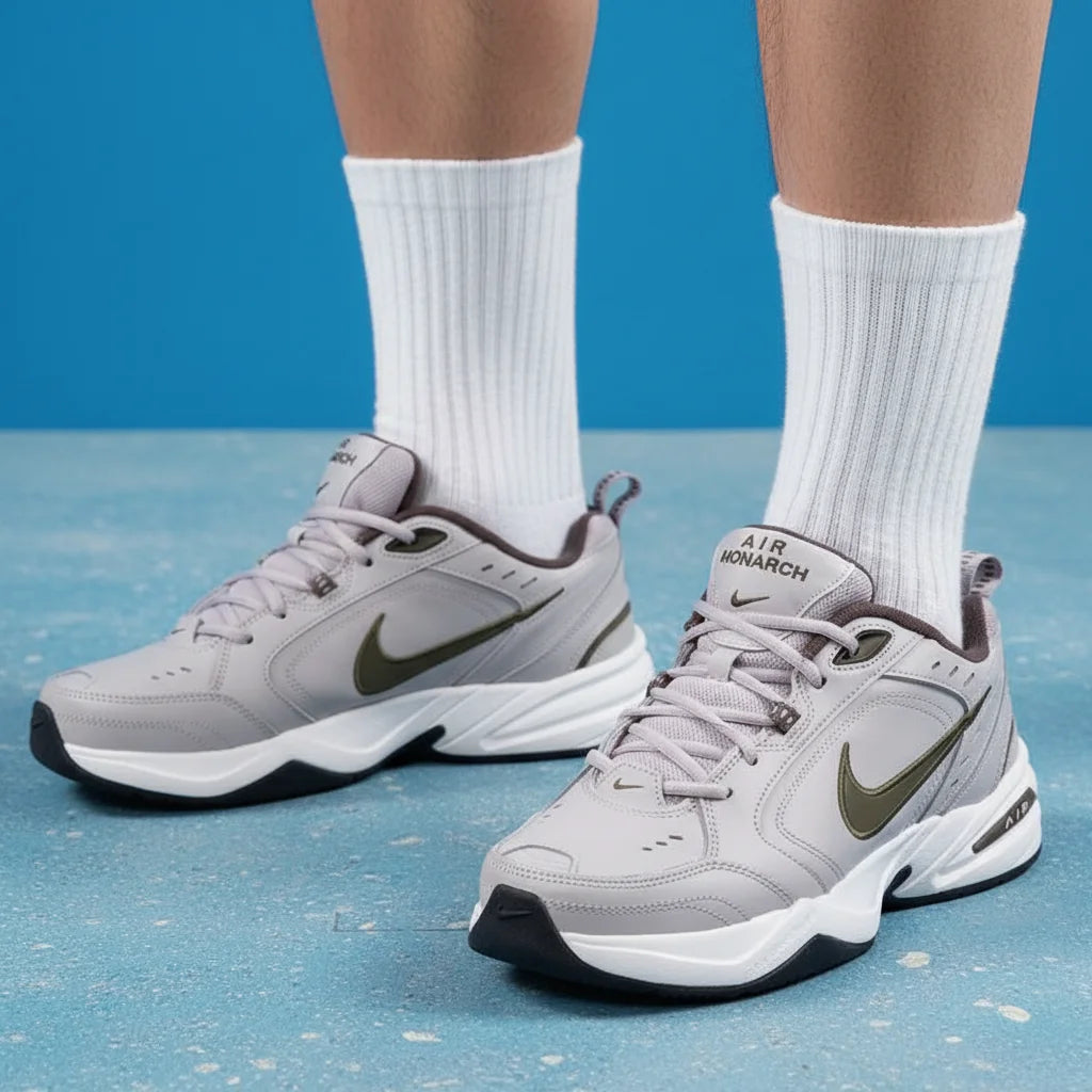 Nike Men's Shoes Air Monarch Iv Lightweight Casual Sports Shoes Breathable Cushioning Running Shoes ATFH