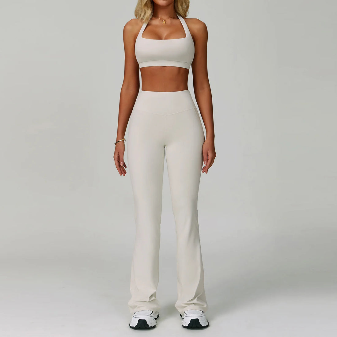 Women's Tracksuit 2 Piece Set Fitness Clothes Yoga Sets Sportswear Workout Bra High Waist Leggings Set Gym Clothing Sports Suits - ATFH