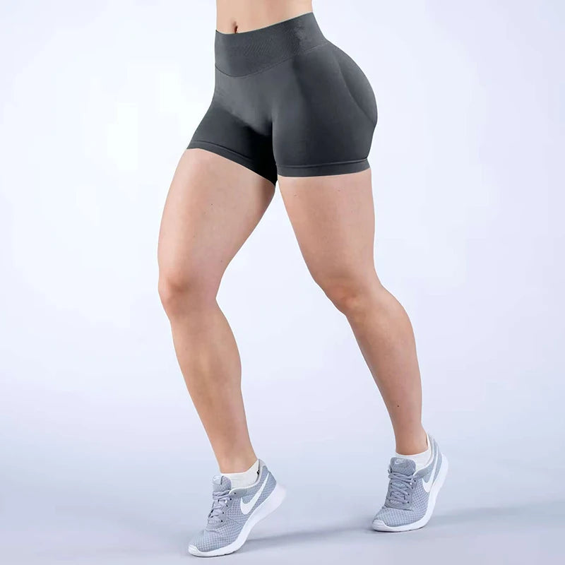 Impact Shorts Women Seamless Yoga Shorts Scrunch Bum Gym Shorts Workout Low Waist Short Leggings Booty Stretch Running Shorts Tahsi Fashion House
