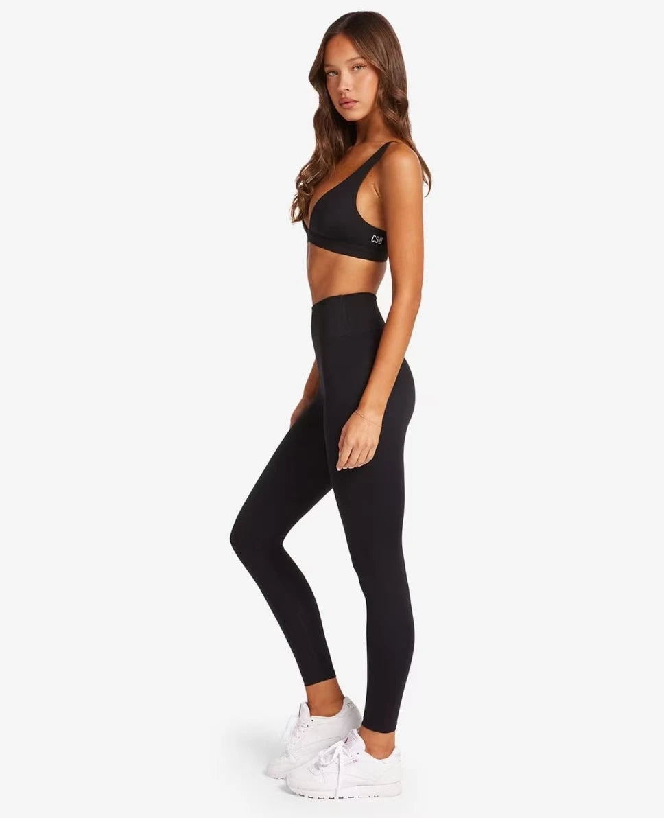 CSB Fitness High Waist Yoga Pants Freedom Series Sports High Stretch Tight Peach Hip Lifting Shark Pants Tahsi Fashion House