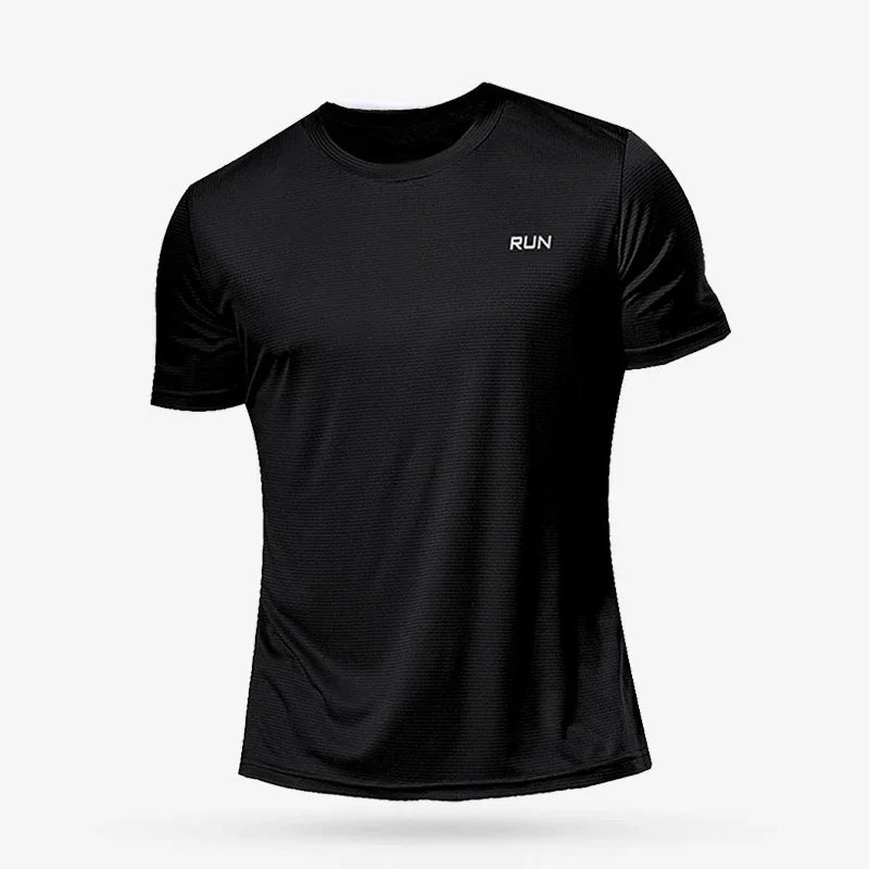Men Fashion Soild t-Shirts Short Sleeve White Tops Tee Man Breathable Ice Silk Gym t Shirt Quick Dry Running Football Shirts 4XL