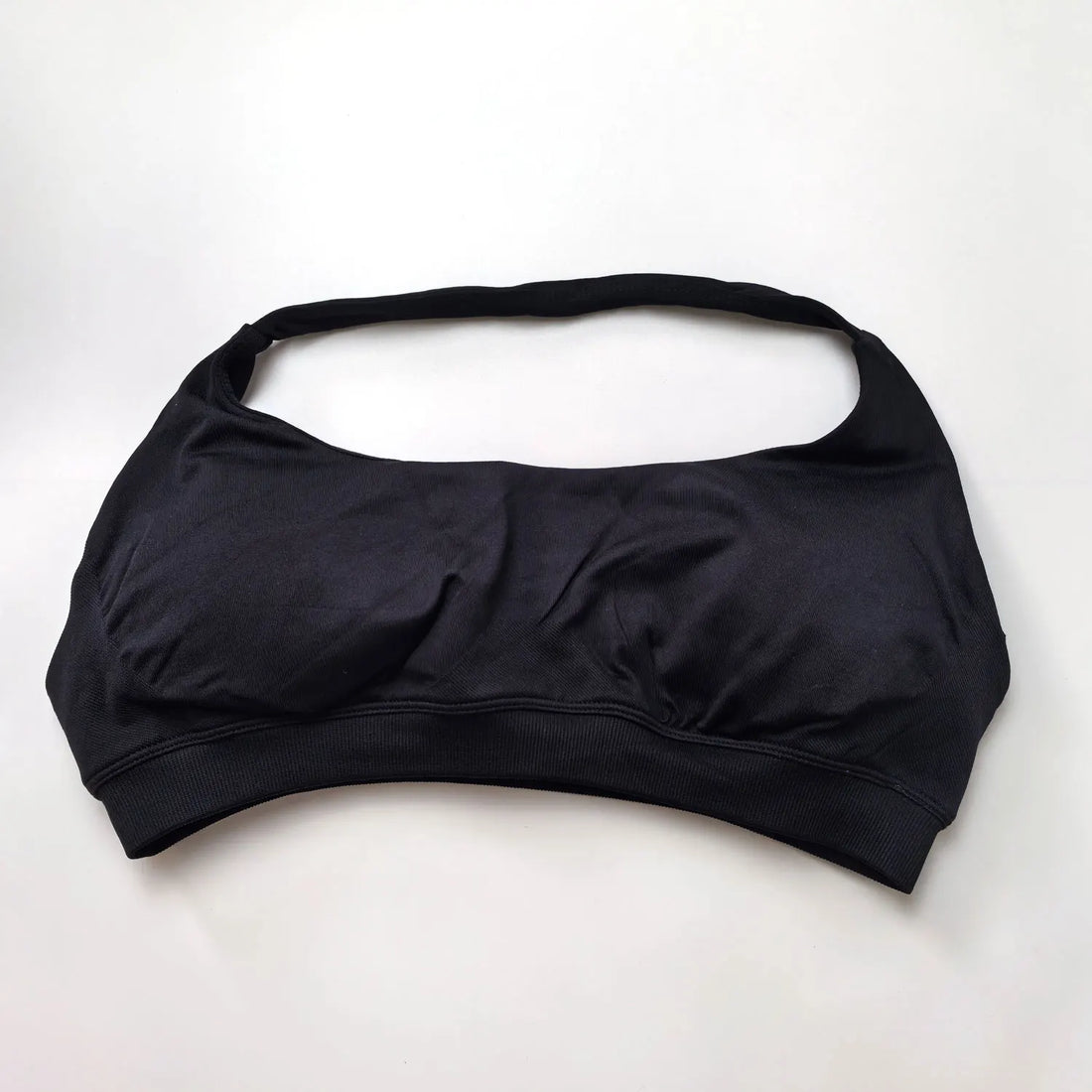 NCLAGEN Impact Sports Bra Women Seamless Halter Top High Support Push-up Open Back Gym wear Fitness Yoga Workout underwear - ATFH