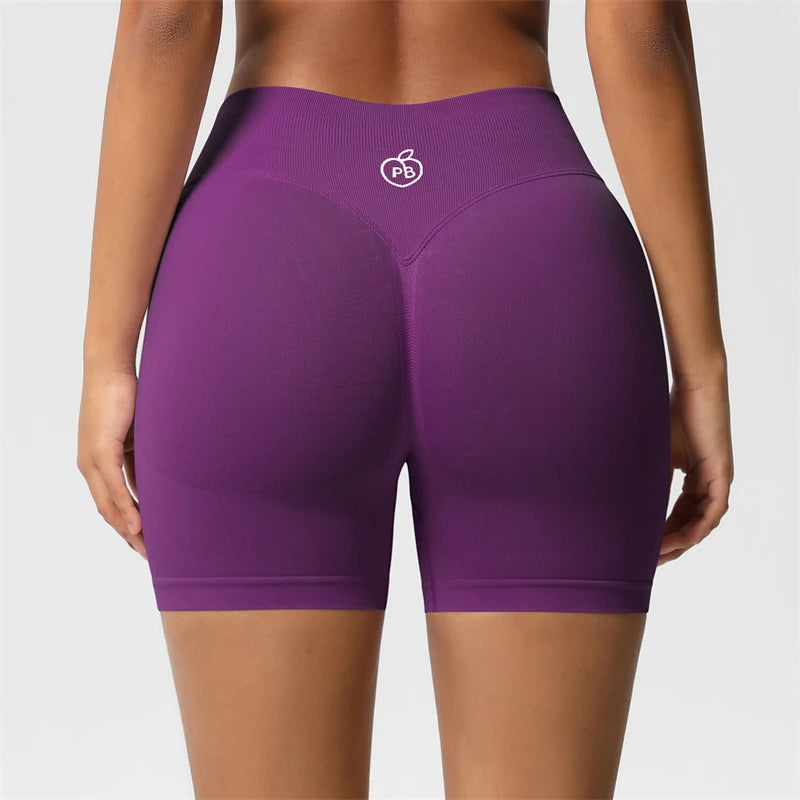 Women Bum Three Waist Sections Sports Shaping Shorts Seamless Sports Shorts For Women Cycling Jogging Fitness High Waist Push Up Tahsi Fashion House