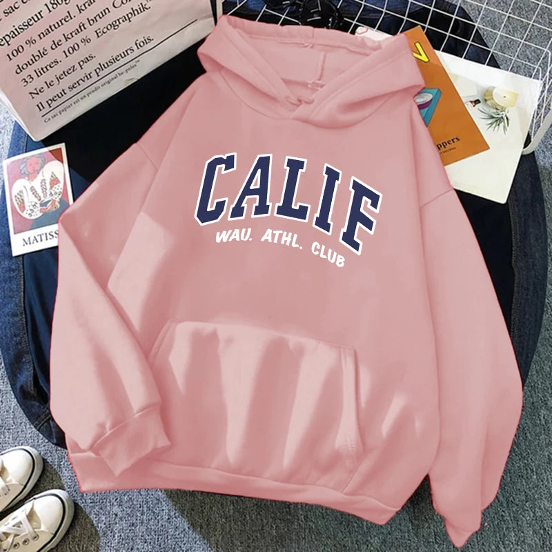 Men And Women Winter Sweatshirt Print Hooded Pullovers Korean Fashion Loose Casual Hoodies Fleece Pullover Women Clothing - ATFH