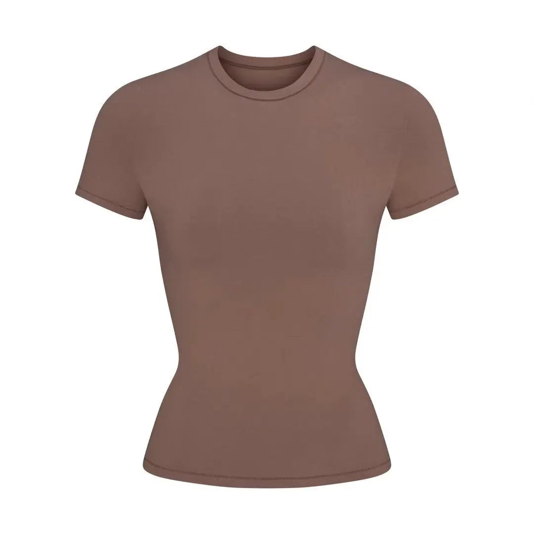 26SS COTTON JERSEY TSHIRT - Kardashian Cotton Jersey Short Sleeve T-Shirt - ATFH