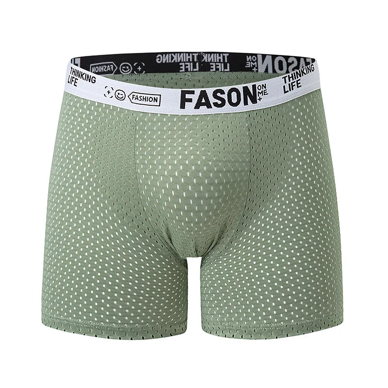 5-piece Set Of Men's Solid Color Underwear Breathable Quick Drying Fashionable Sporty Comfortable And Suitable For Teenagers