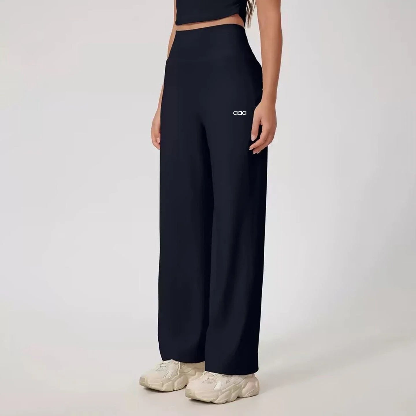 2026 Women's Four Seasons Leisure Sports Loose High Waist Wide Leg Yoga Fitness Quick Drying Pants
