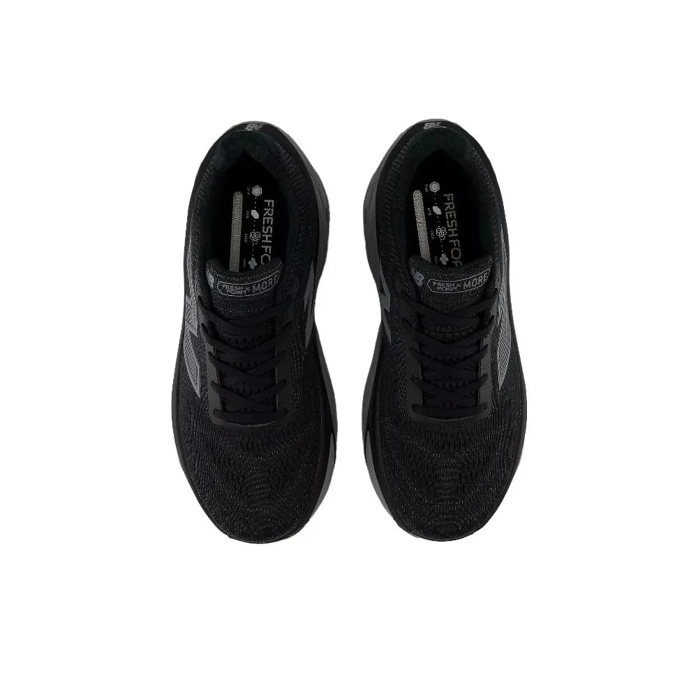 New Balance More v5: Cushioned, Supportive, Comfortable, and Versatile Men's Black Low-Top Running Shoes MMORLK5
