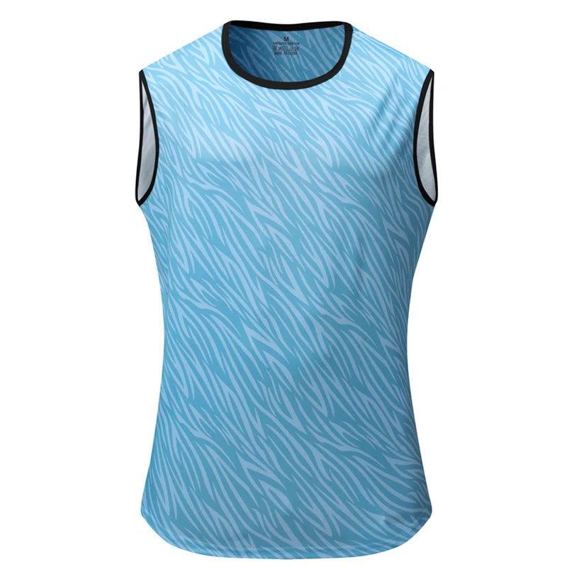 Men's Ice Silk Mesh Tank Tops Gym Stringer Transparent Bodybuilding Sleeveless T Shirts Fitness Vest Male Mesh Muscle Singlets