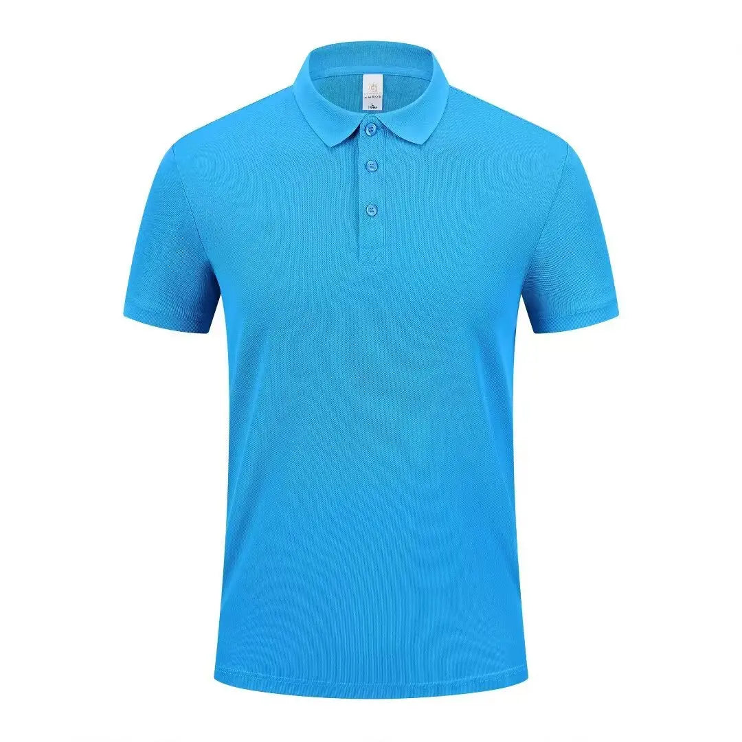 Summer Polo Shirts Men S-4xl Quick Dry Short Sleeve T-Shirt Elasticity Breathable Cool Ice Silk Polo Shirt Male Purple 18 Colors