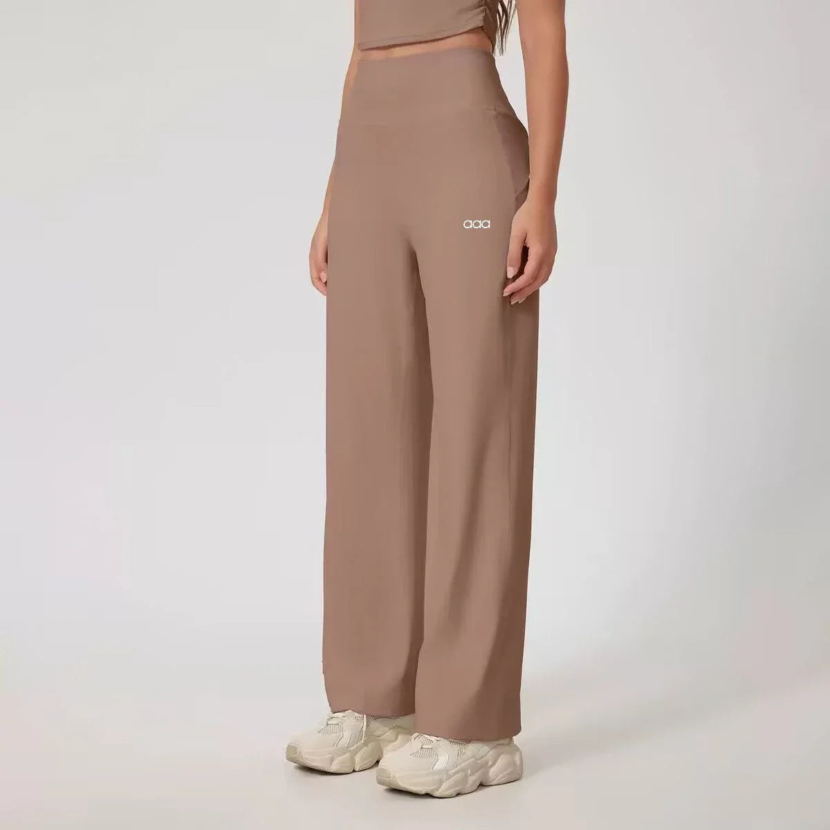2026 Women's Four Seasons Leisure Sports Loose High Waist Wide Leg Yoga Fitness Quick Drying Pants