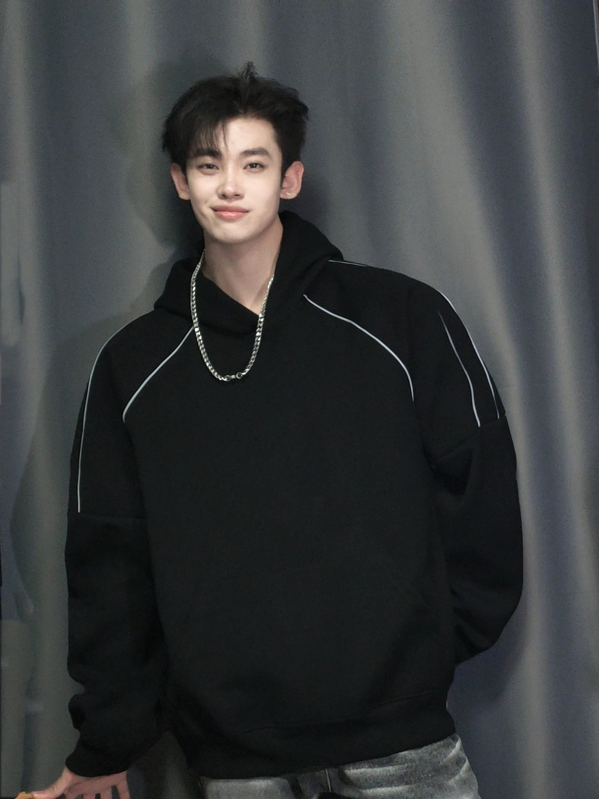 Men‘s Hoodie Long Sleeve Pullover Fashion Clothing Casual Solid Color Male Spring Autumn Hooded Solid Color Streetwear Q20 - ATFH