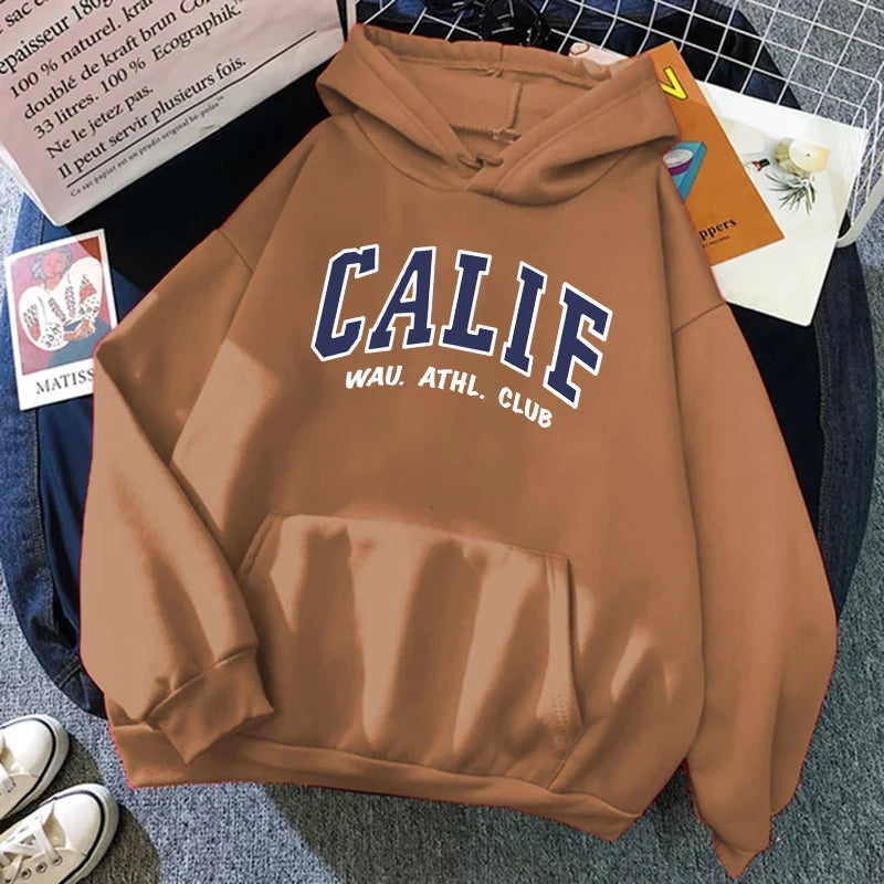 Men And Women Winter Sweatshirt Print Hooded Pullovers Korean Fashion Loose Casual Hoodies Fleece Pullover Women Clothing - ATFH