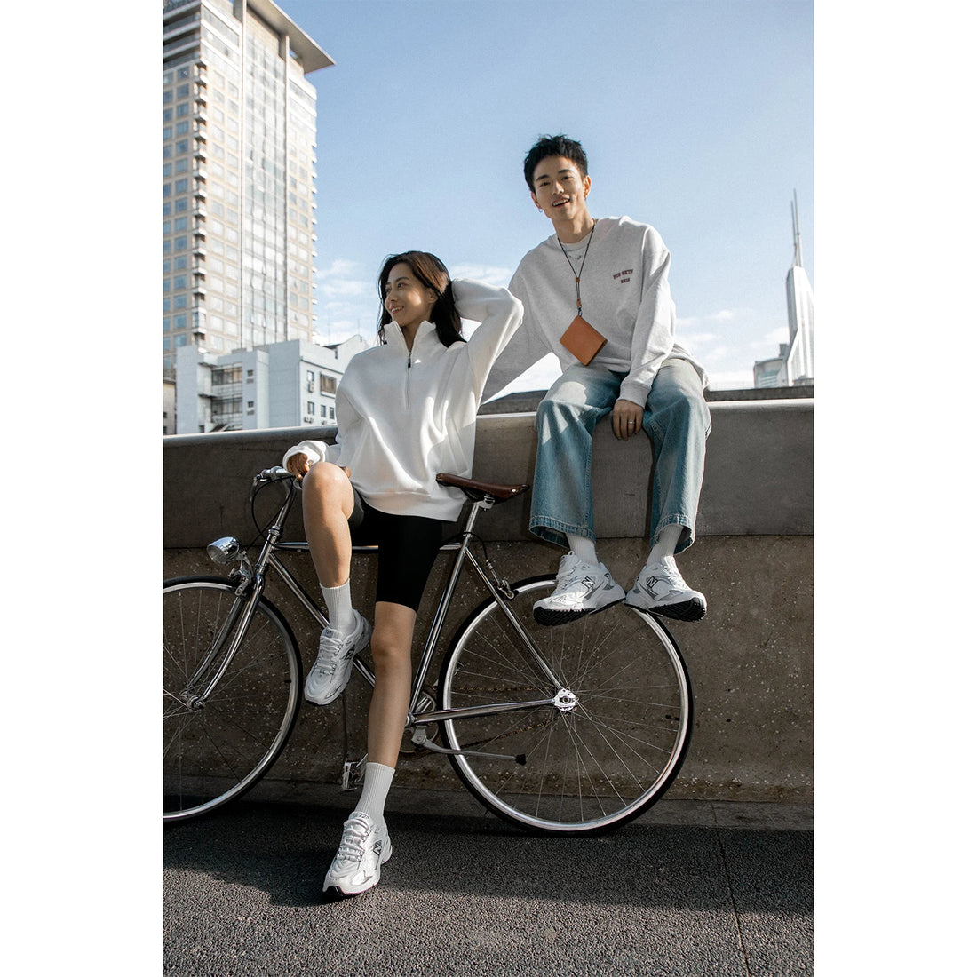 New Balance NB 725 Breathable Low top Casual Running Shoes Unisex Silver White ML725B