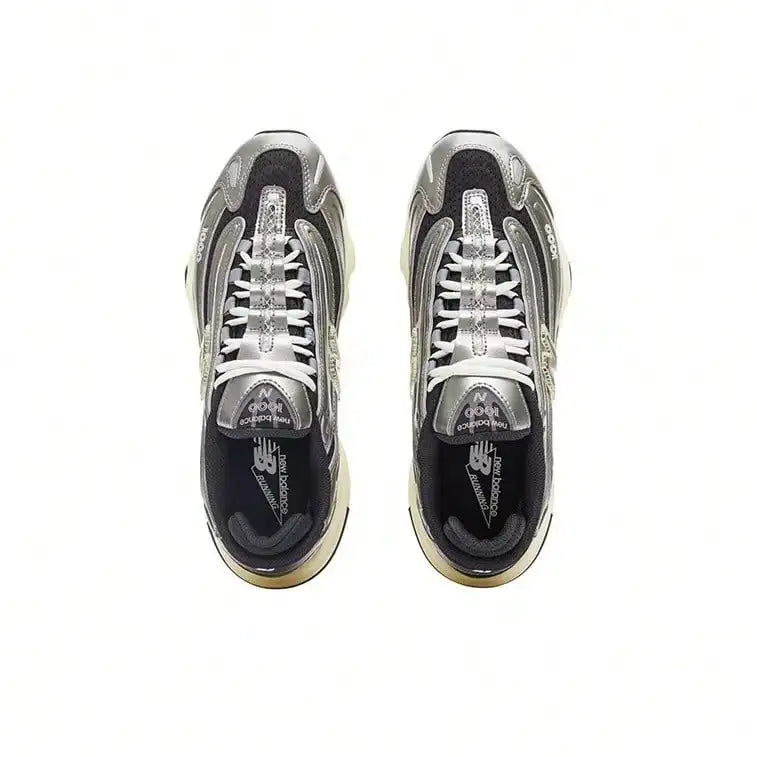New Balance 1000 Y2K Retro Running Shoes Unisex Silver/Black M1000SL