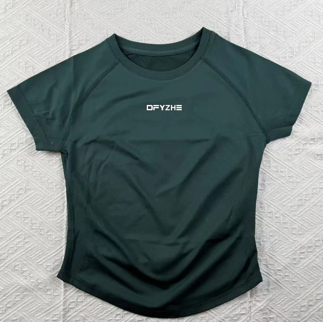 DFYZHE Impact Short Sleeve Top Women's Running Sports T-shirt Summer Short Sleeve Round Neck Elastic Yoga Fitness Top Breathable - ATFH