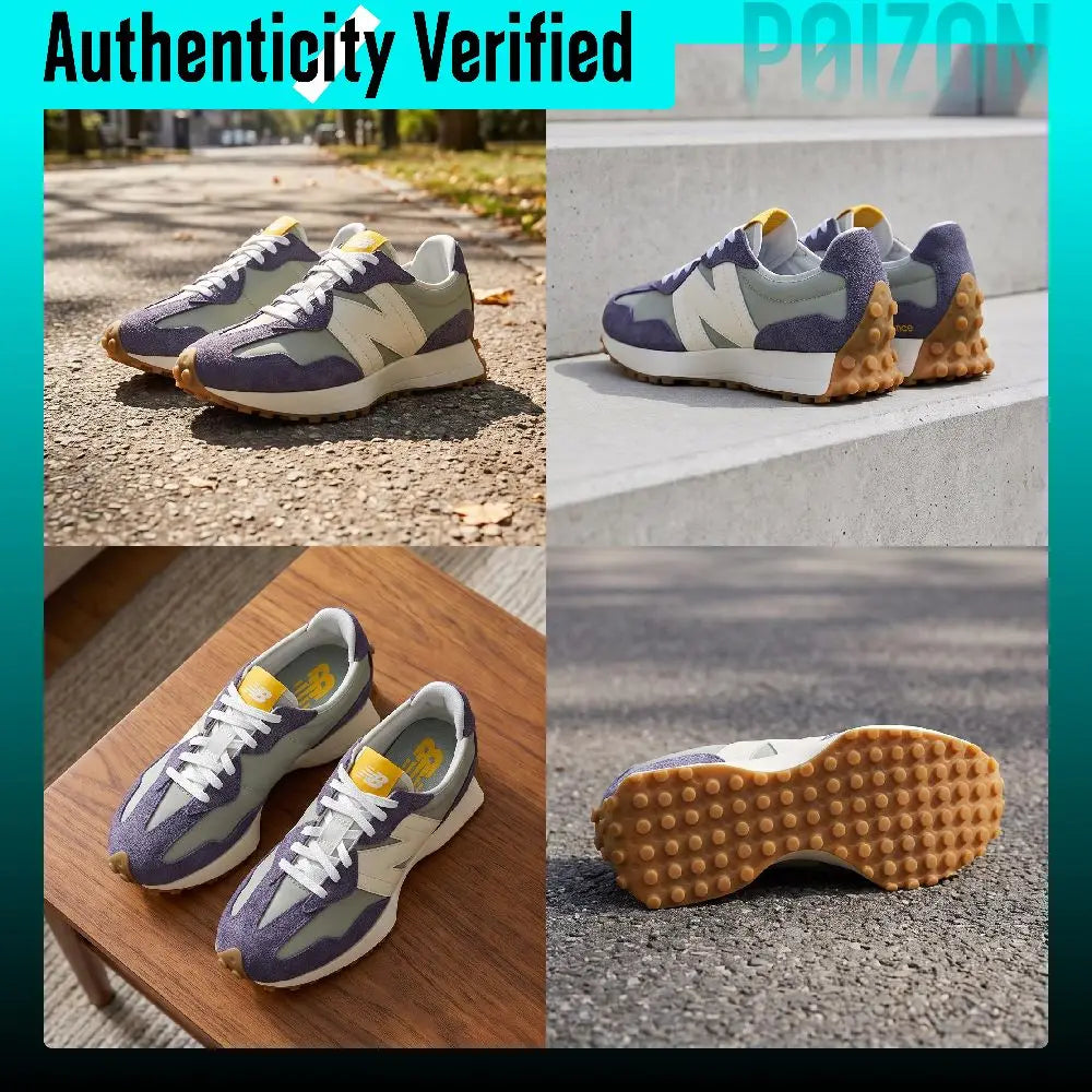 New Balance NB 327 Running Shoes Unisex Low-top Blue/Green U327SD