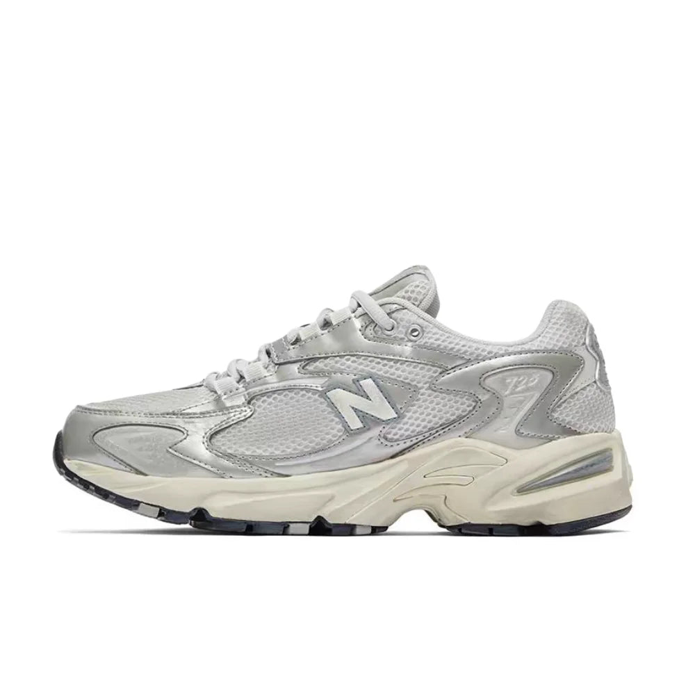 New Balance NB725 Comfortable and Versatile Low-Top Casual Running Shoes for Men and Women, Retro Mercury Style ML725SG1