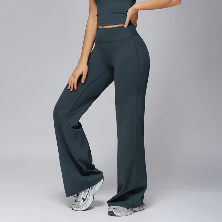 Mileegirl Strait-leg Women Yoga Pants Loose Fit Sports Toursers Soft Butter Active Wear Quick Dry Workout Pilates Warm Bottoms ATFH