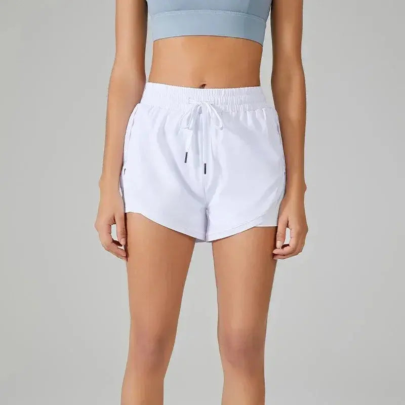 2 in 1 Women Running Shorts Yoga Clothes Fitness Elastic Summer Workout Female Jogging Leggings For Ladies Gym Sport Shorts Tahsi Fashion House