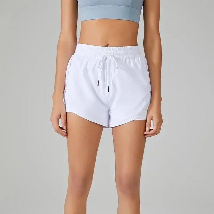 2 in 1 Women Running Shorts Yoga Clothes Fitness Elastic Summer Workout Female Jogging Leggings For Ladies Gym Sport Shorts Tahsi Fashion House