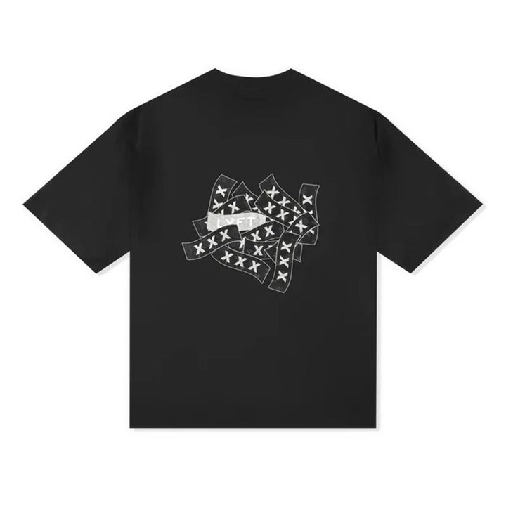 LYFT&XXX jointly Japan Brand Y2K Couple T-Shirts Men Street Fahion Oversize Loose Tee Hip Hop Harajuku Retro CBUM Unisex T Shirt ATFH