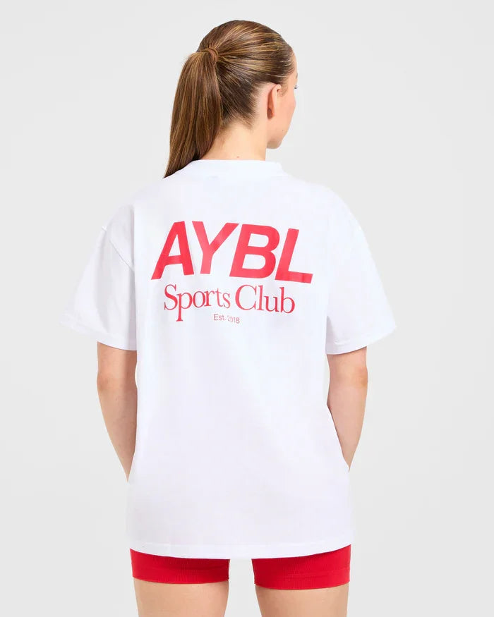 New Arrival Sports Club Oversized T Shirt Breathable Tee Top Fitness Short Sleeved T-Shirt Crew Neck T Shirt Tops Unisex Tee - ATFH