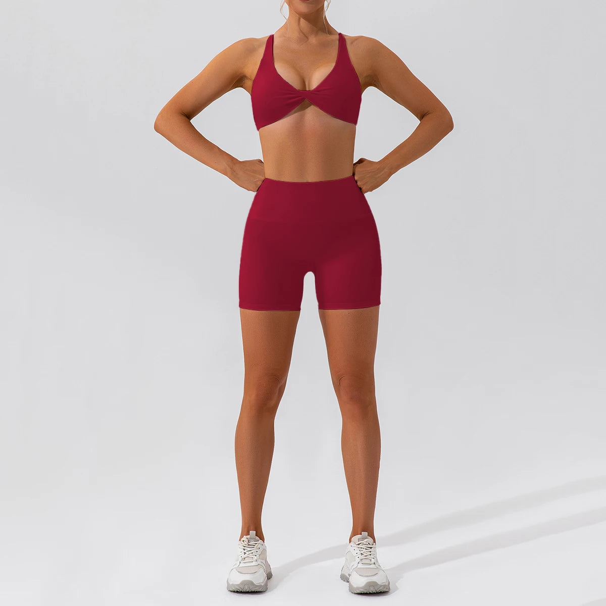Summer 2PCS Yoga Suit Sports Set Women Quick-Dry Gym Set Women Tracksuit Running Workout Long Sleeve Sports Shirt Yoga Clothing - ATFH