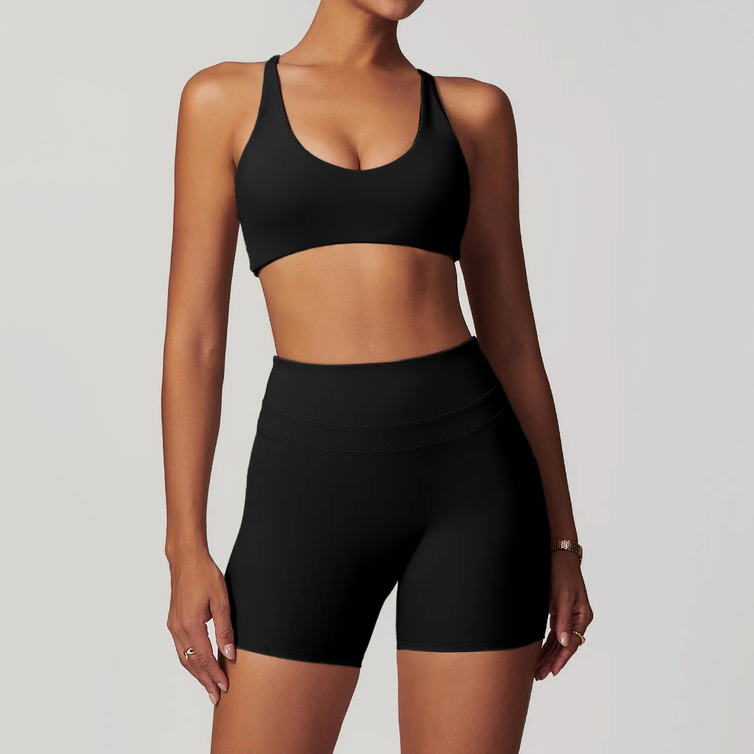 SWELTERING 2 Pieces Sportswear Women Yoga Set Gym Clothes Sportswear Yoga Suits Fitness Set Tracksuits Sports Bra Gym Leggings - ATFH