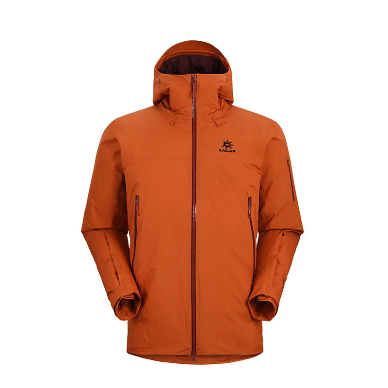 KAILAS Bogda Plus Hardshell  Thermal Hooded jacket Outdoor Waterproof And Windstopper Hiking Jacket KG2441118