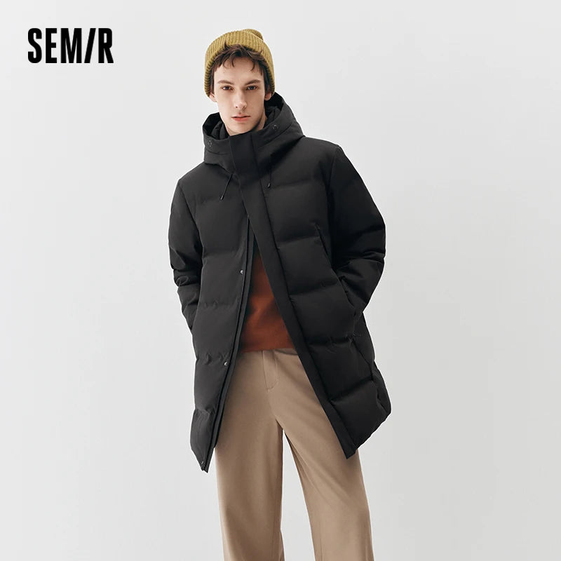 Semir Men Down Jacket Water Repellent 2026 New Winter Daily Wear Urban Casual Style Cold Weather Layering Everyday Wardrobe