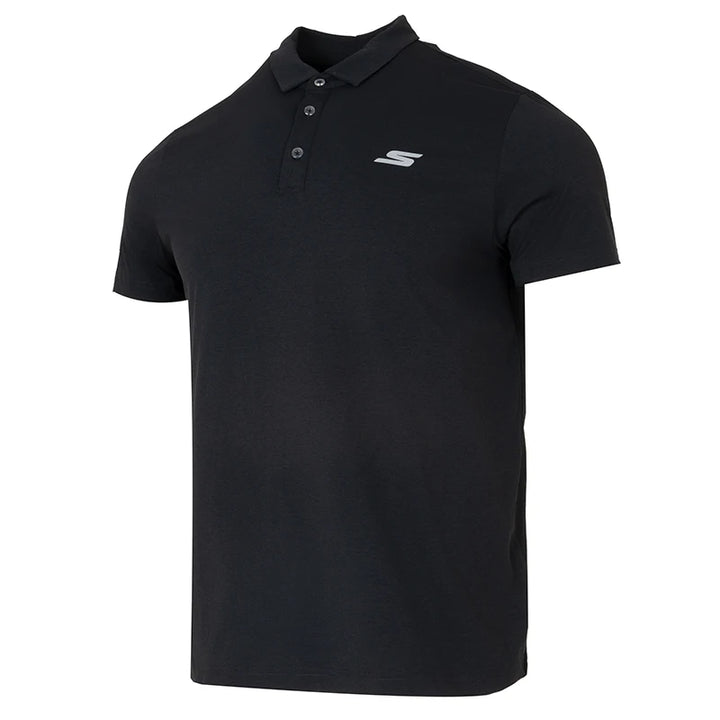 Skechers Men's Sportswear Polo Shirt Casual Breathable Soft and Comfortable Running Training Short-Sleeved T-Shirt P226M216-03K8