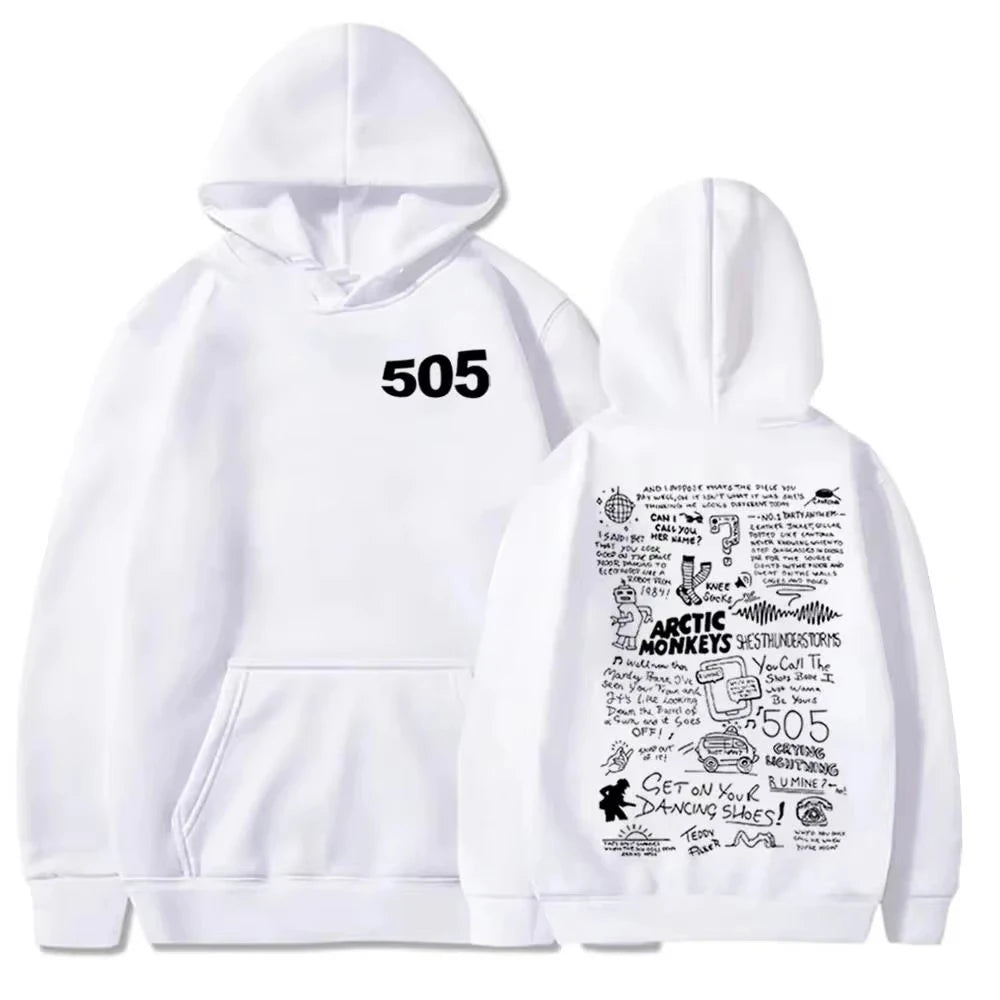 Arctic Monkeys 505 Hoodie Unisex Music Merch Band Merchandise Gift for Fans Streetwear ZYWY0016