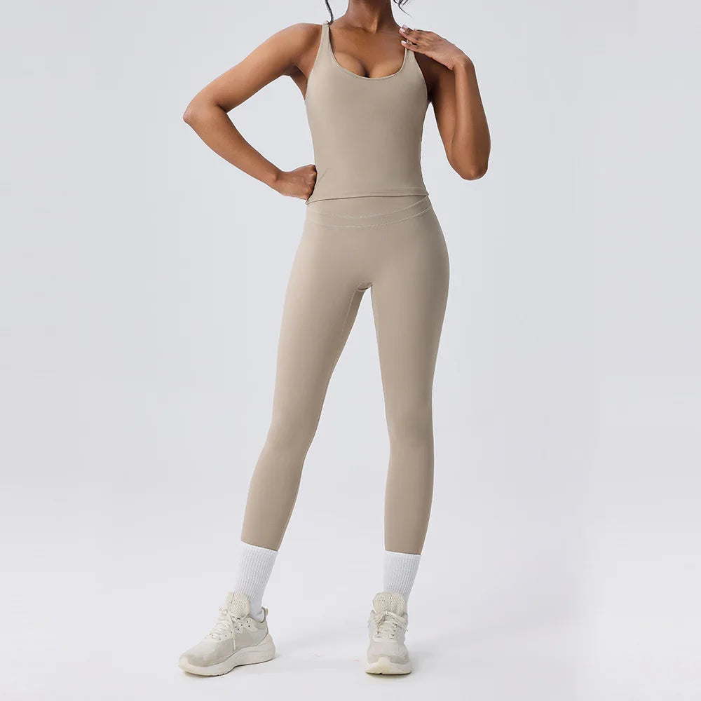 BIANHUI Women's Two Pieces Set Women Bra Shorts High Waist Quick Dry Running Fitness Sports Women's Tracksuit Female Clothing - ATFH