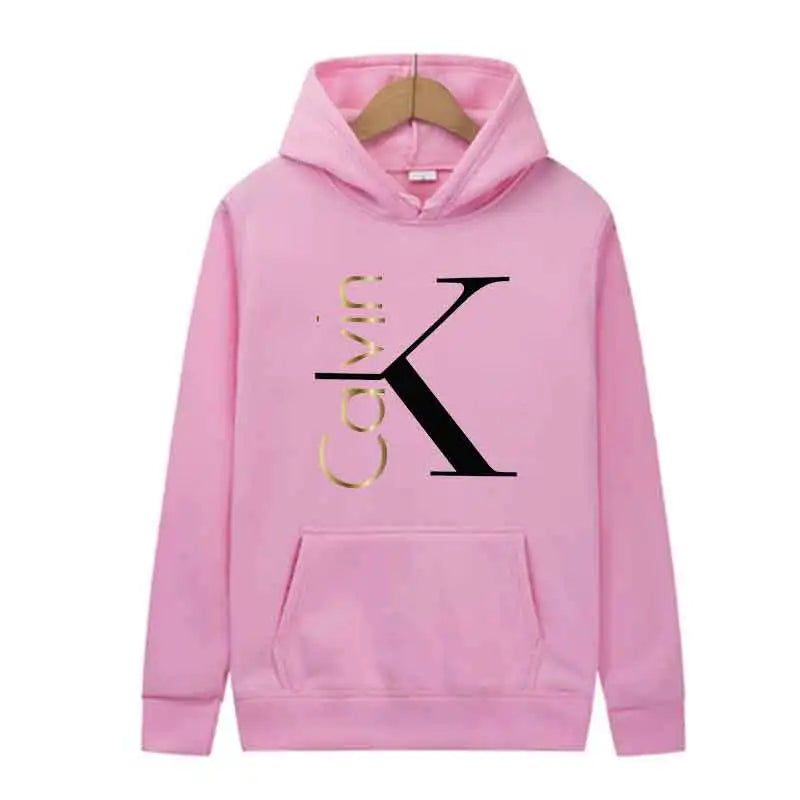 Letter Pattern Unisex Hooded Sweatshirts Daily Casual Hoody Top Spring Autumn Long sleeves Adult Hoodies Fashion Men's Clothes - ATFH