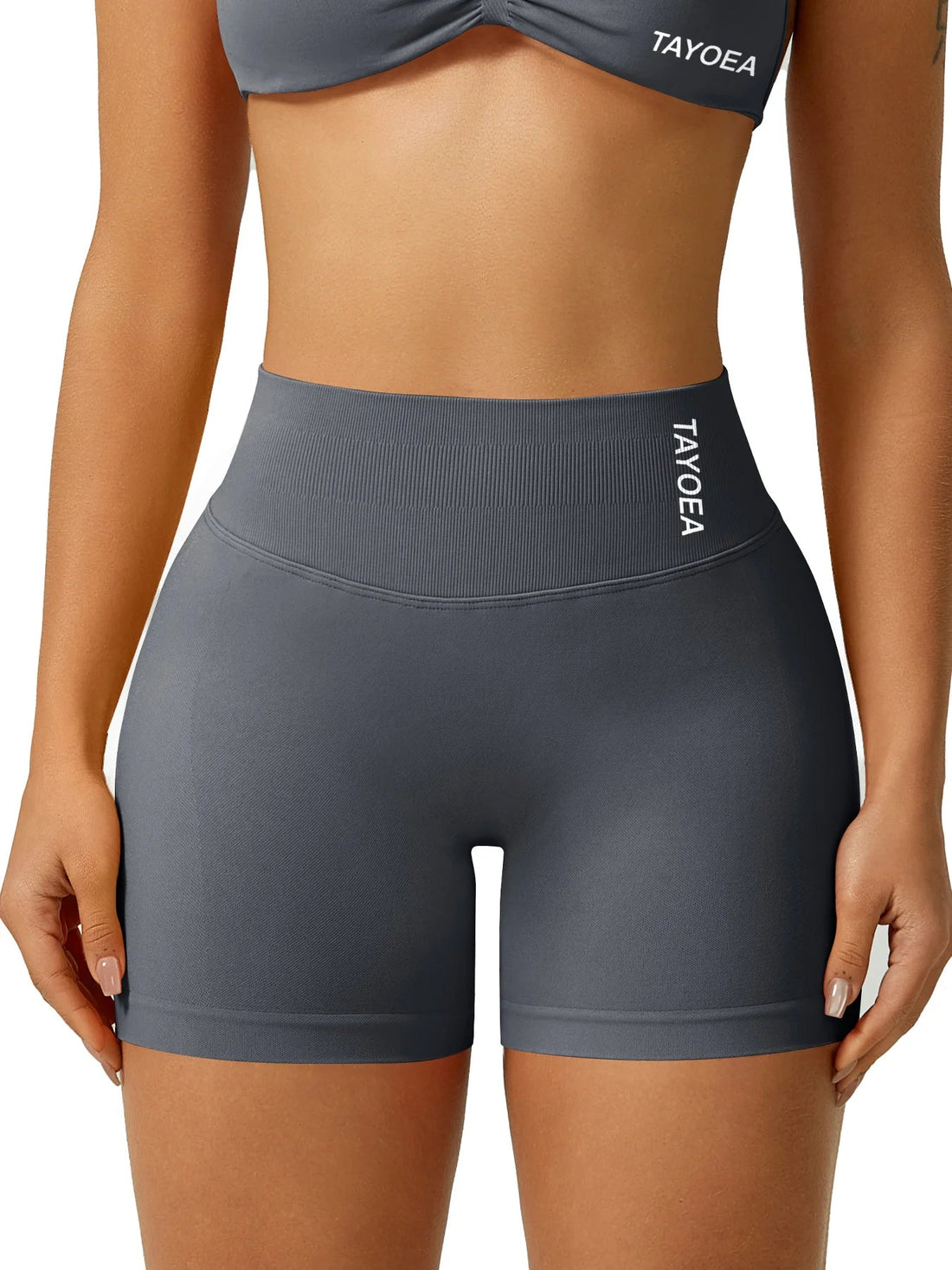 TAYOEA New hot-selling: women’s high-waist compression biker shorts, stay-put anti-roll waistband; seamless stretch with strong rebound, sweat-wicking quick-dry breathable, squat-proof, anti-chafe, butt-lift shaping, f Tahsi Fashion House
