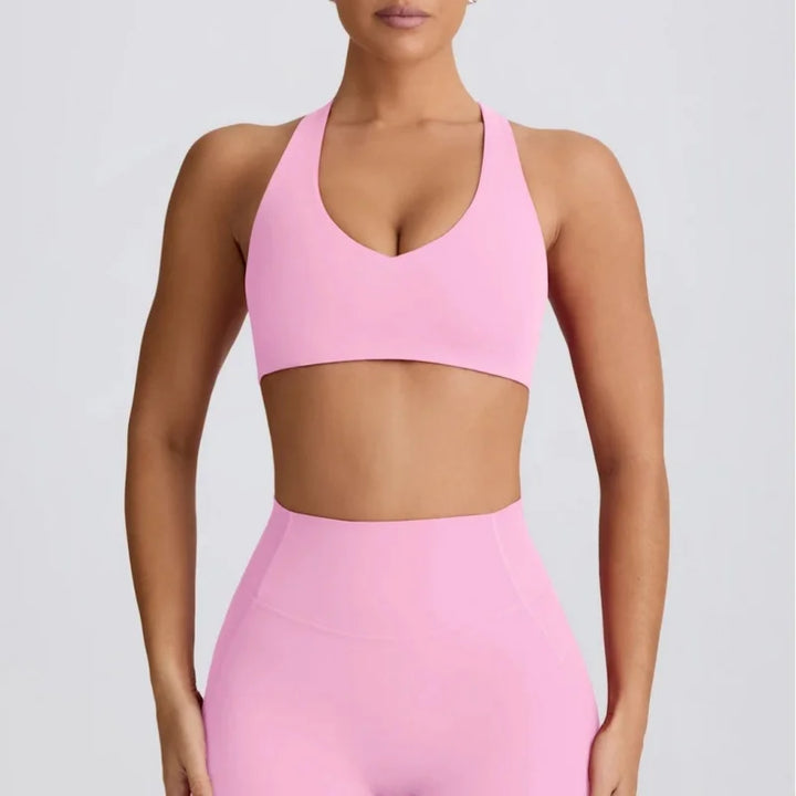 SexyVSports Yoga Vest with Chest Pad, Can Be Worn Outside, Fitness Training Top - ATFH