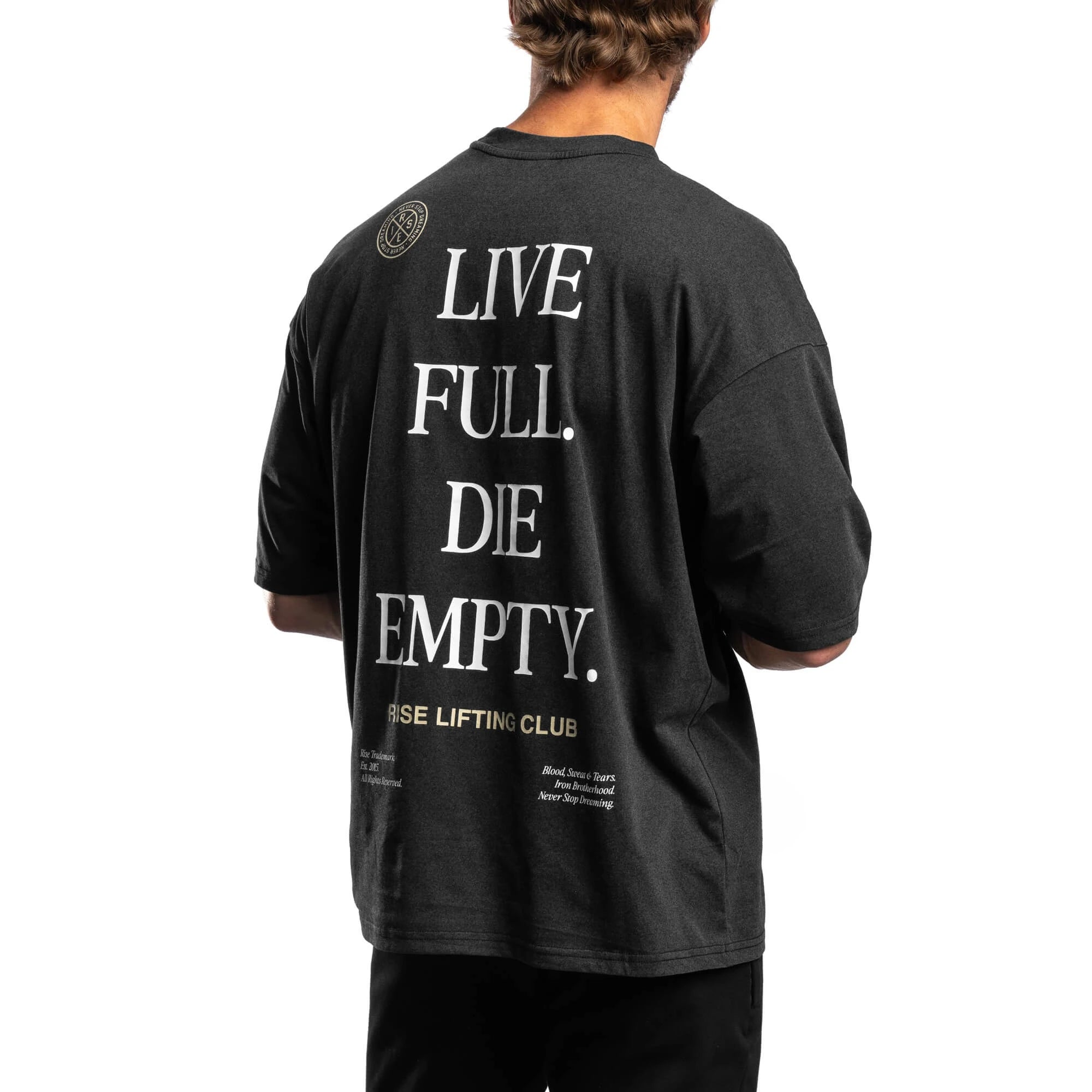 Die Empty Fitness Training Sports Trendy Casual T-Shirt Men's and Women's Luxury Brand Top ATFH