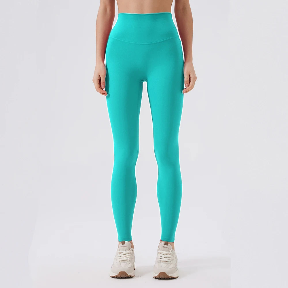 Women Back Waist Pocket High Waist Yoga Legging Women Sport Cropped Pants Butter Athletic Gym Comprehensive Training Jog - ATFH