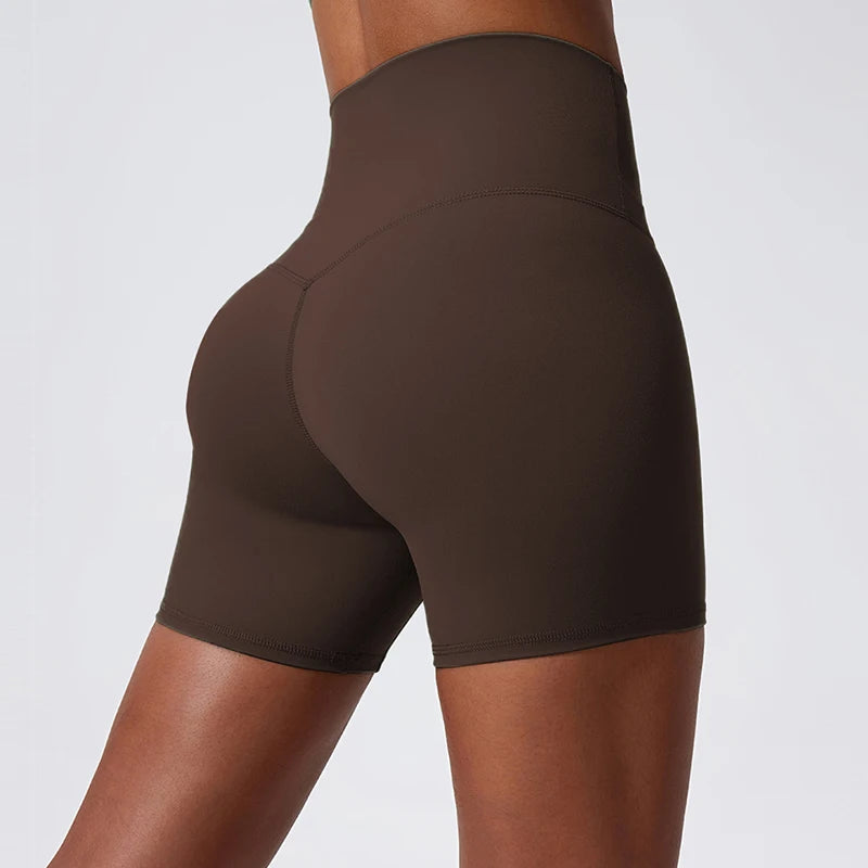 Hearuisavy Summer Soft Yoga Shorts Buttock Lift Gym Leggings Women High Waist Sports Shorts Women Running Workout Shorts Female Tahsi Fashion House