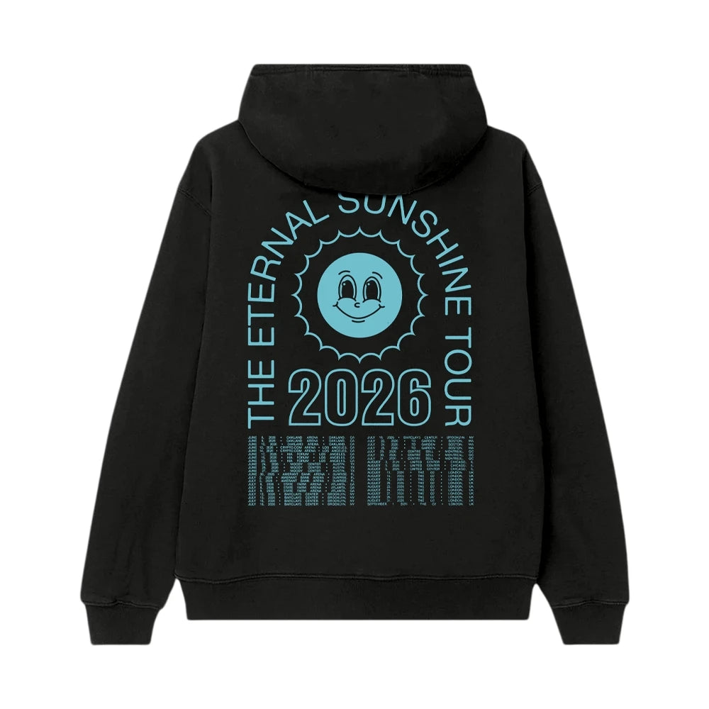 The Eternal Sunshine Tour Graphic Merch 2026 Black Hoodie Cotton Unisex Men‘s Women's Hooded Ariana Grande Fan Y2k Casual Top